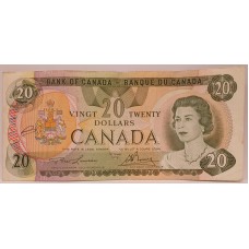 CANADA 1979 . TWENTY 20  DOLLARS BANKNOTE . JENKINS / DODGE
